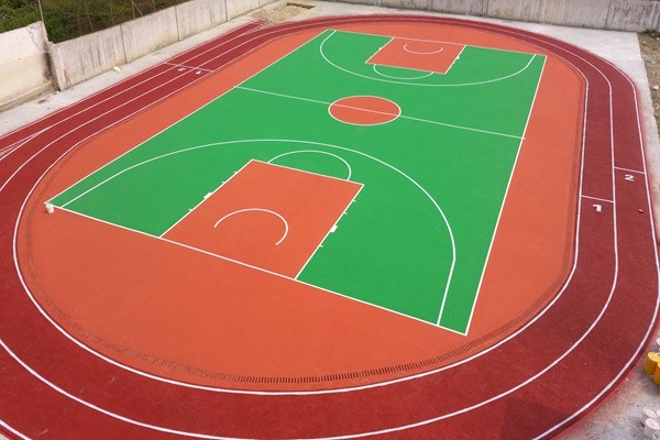 濱海混合型塑膠跑道